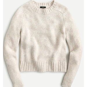 J.Crew Womens Small Crew Neck Wool‎ Alpaca Blend Sweater Heathered